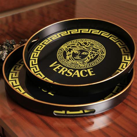 versace serving tray|Versace italian tableware label.